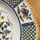 Sarreguemines plate with Montmorency decor