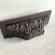 Console, étagère murale ancienne en bois sculpté