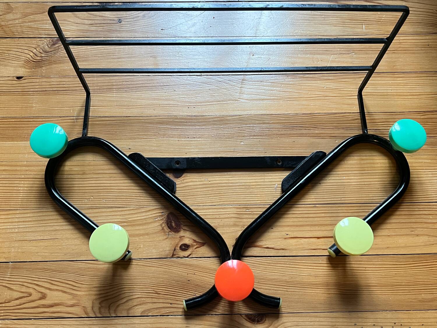 Porte-manteau d'entrée style Spoutnik atomique, Roger Feraud, années 1960