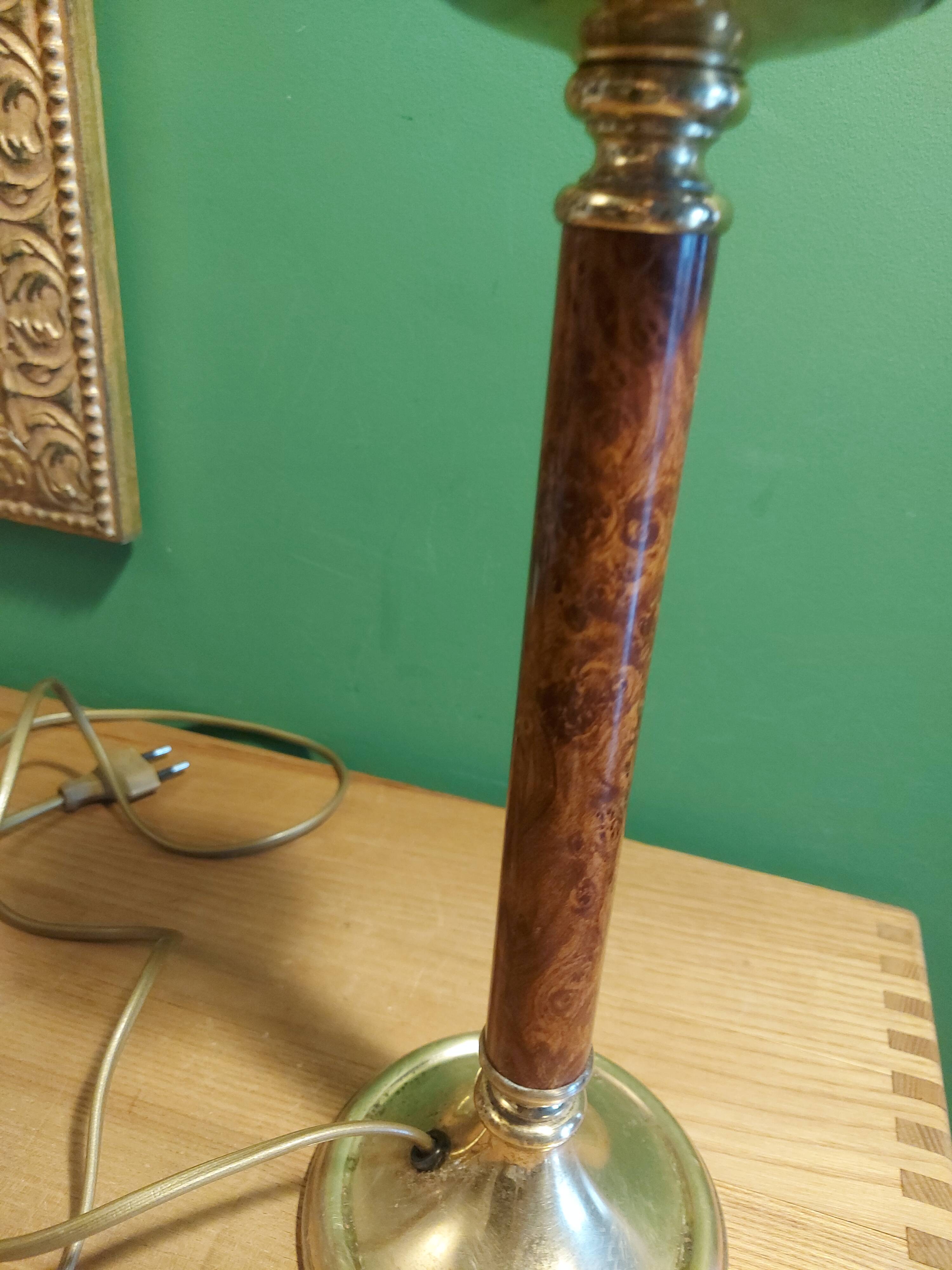 Tortoiseshell style lamp