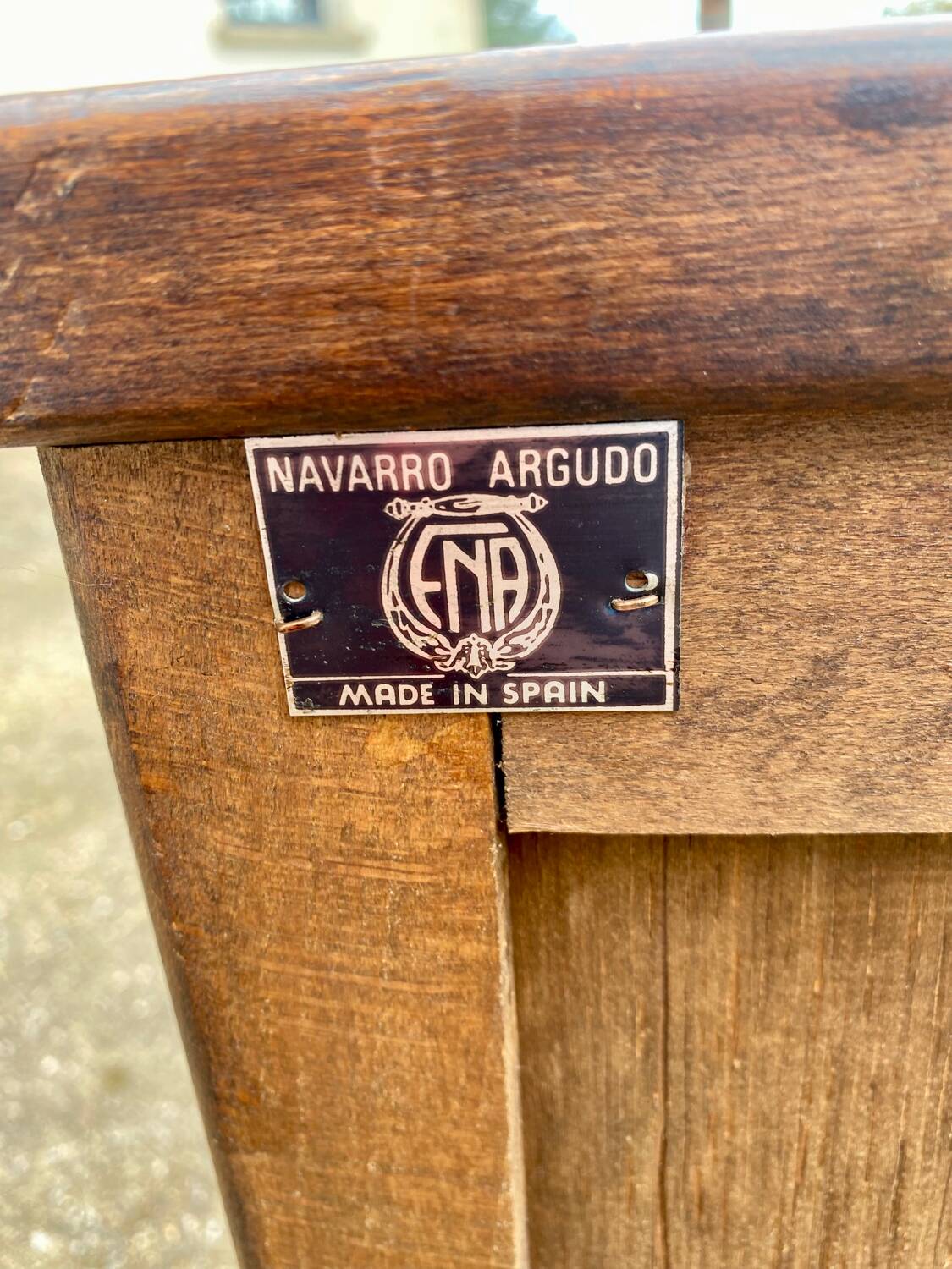 Small sideboard Spanish style Catalan chest of drawers stamped Navarro argudo