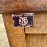 Small sideboard Spanish style Catalan chest of drawers stamped Navarro argudo