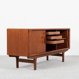 Mid-century Danish teak sideboard with tambour doors by Dyrlund 1960s - 170 cm