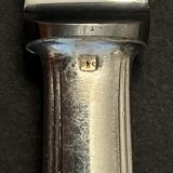 12 large Christofle silver metal knives