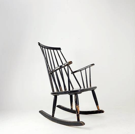 Mid-Century Scandinavian Rocking Chair - 1960s