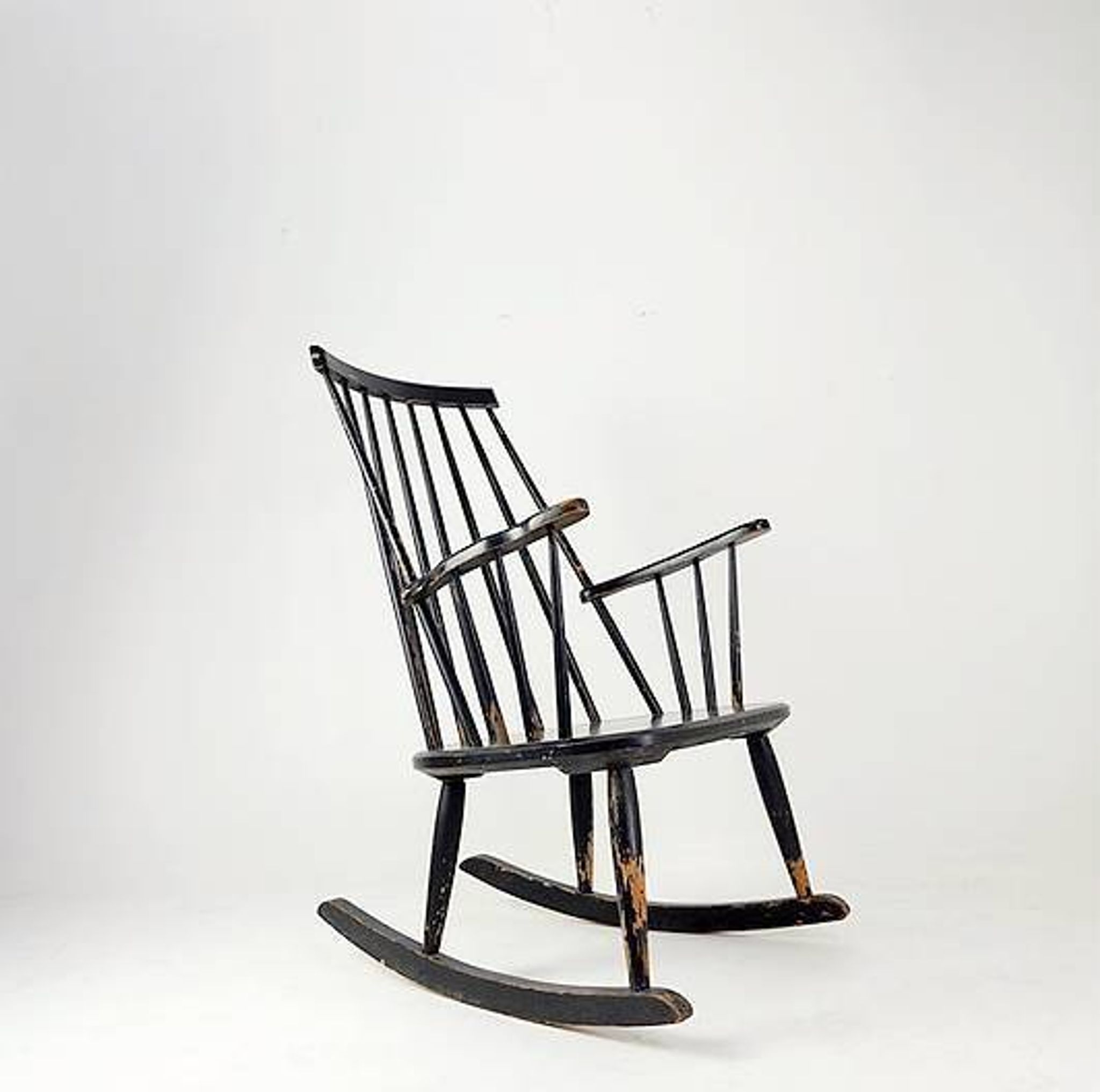 Mid-Century Scandinavian Rocking Chair - 1960s