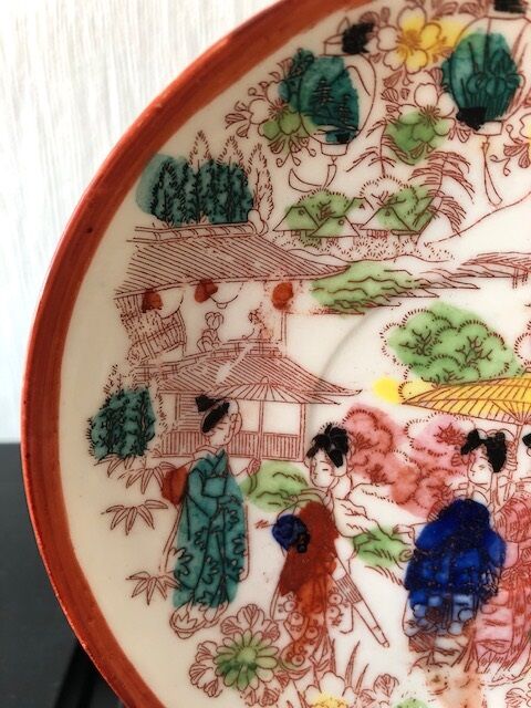 Handmade Japanese saucer