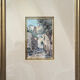 Watercolour painting by Jean Agron (born in 1867) Mediterranean alleyway