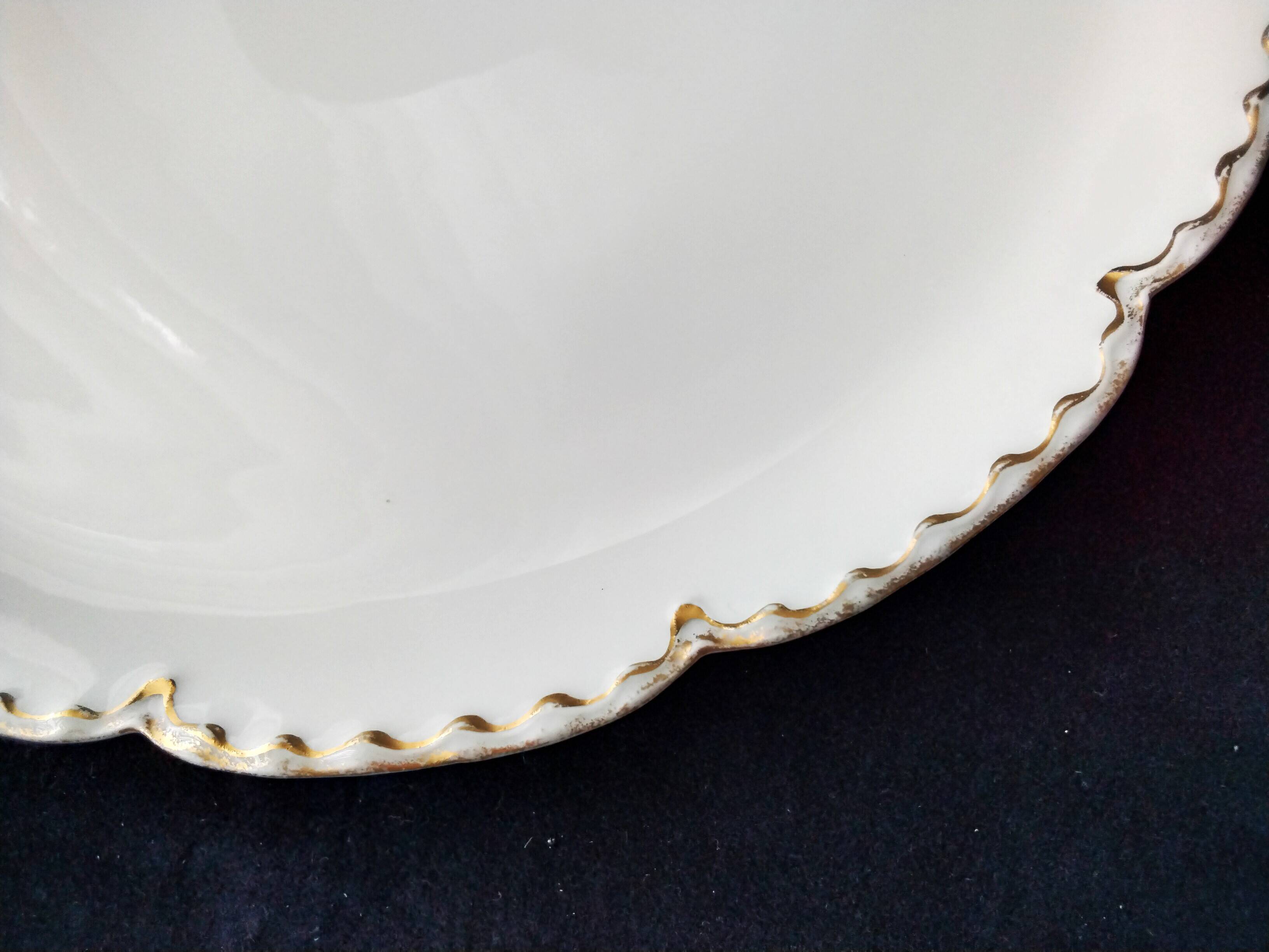 Antique Haviland Limoges porcelain cake dish
