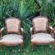 Paire de fauteuils style Louis XV