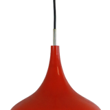 Glass pendant lamp orange