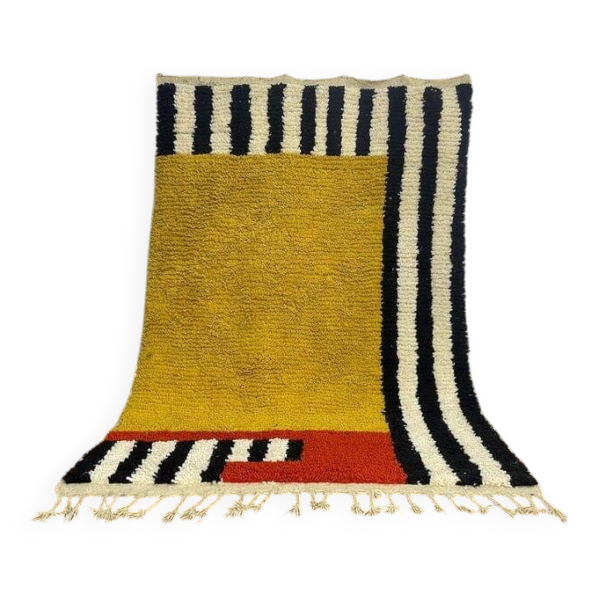 Tapis berbère à motifs colorés artisanale taille 150x250 cm