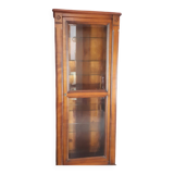 Cherry wood display cabinet with 6 adjustable glass shelves – Drimmer brand