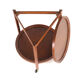 Sika Mobler trolley with removable trays  danish mid century modern design