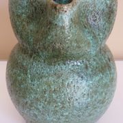 Zoomorphic pitcher in fat lava ceramic, signed Accolay, 1960s/1970s