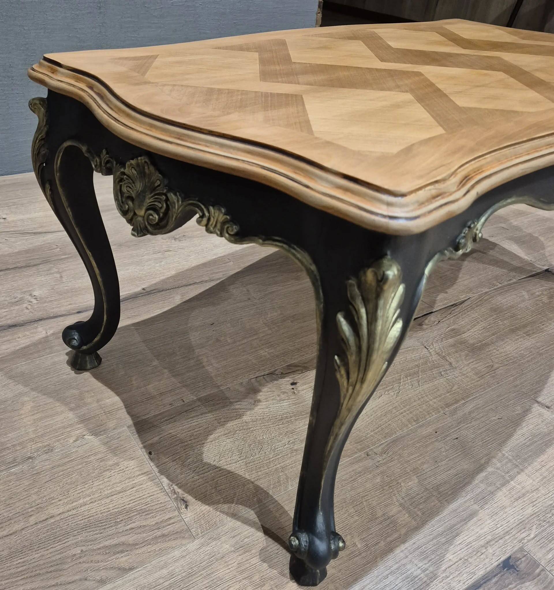 Louis XV coffee table (or rocaille) customised