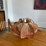 Wooden suspension and vintage wire