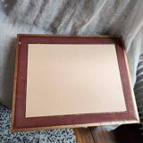 Gold rectangular mirror