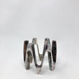 Silvered Metal CandleHolder by Jens Quistgaard, 1970s
