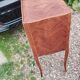 Pair of Louis XVI style marquetry bedside tables