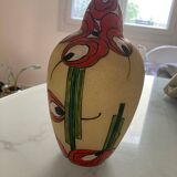 Art deco vase 1930 DE Leune signed