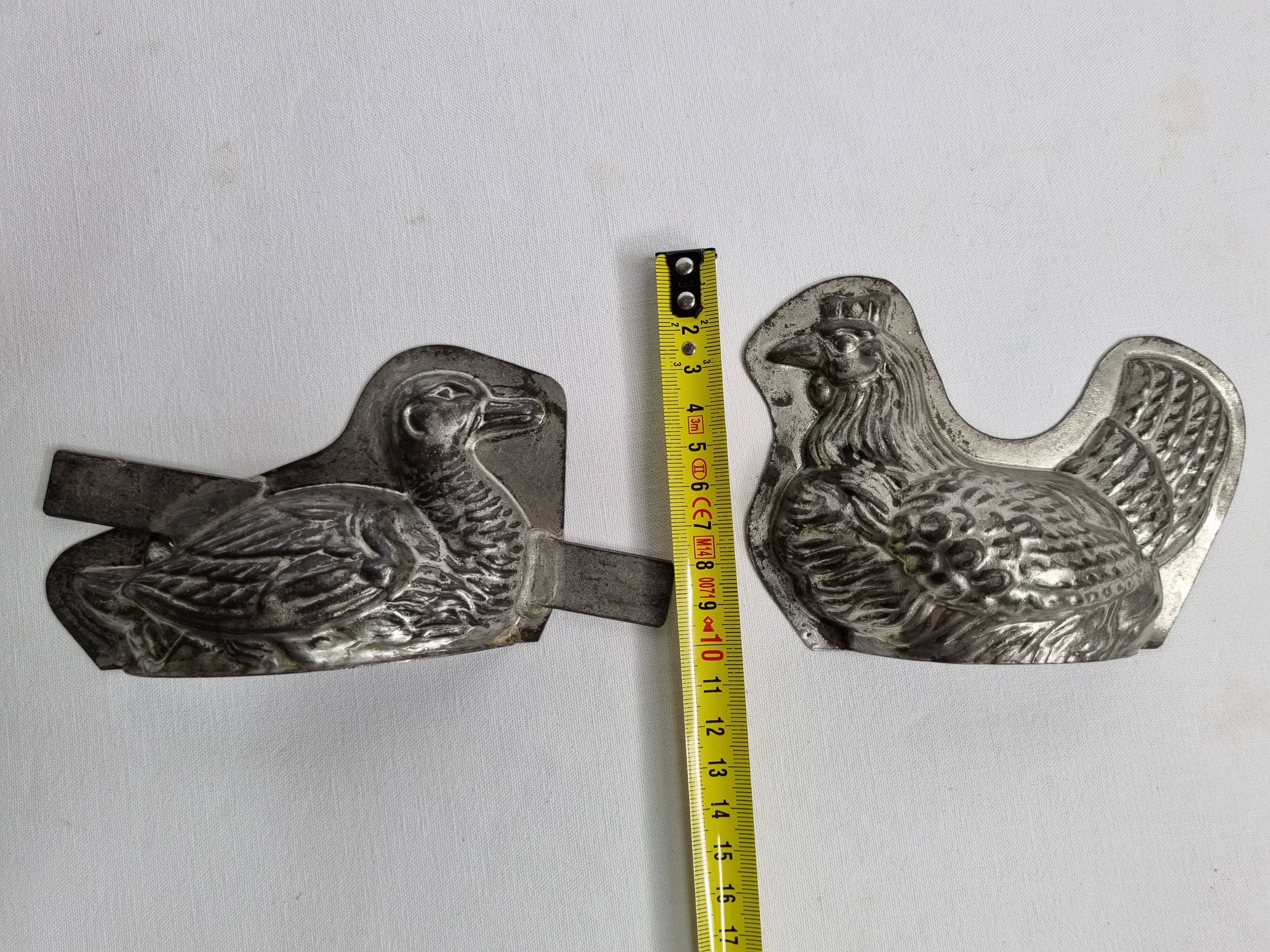 Moules à Chocolat En Aluminium – Canard Et Poussin – Pour Chocolatier Amateur