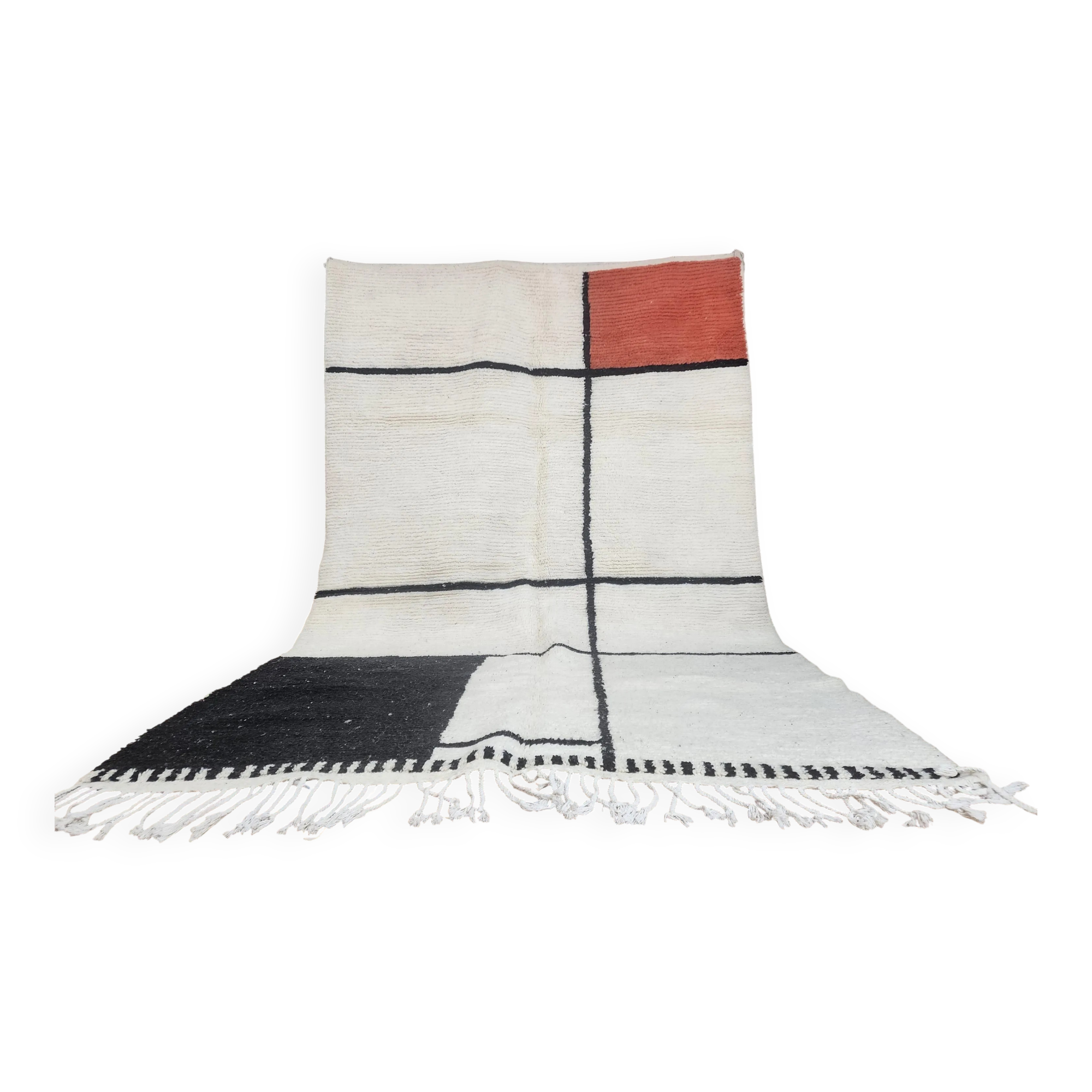 Handwoven Berber rug 3x2 m