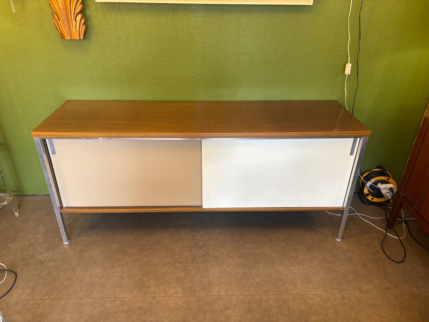 70s sliding door sideboard
