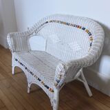 Armchair, child rattan seat