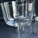 6 wine glasses light blown crystal
