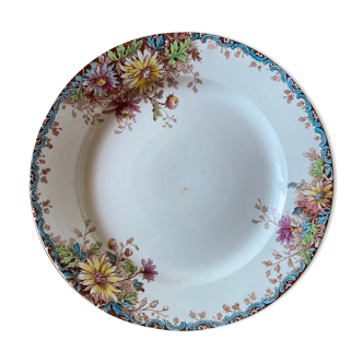 Gien porcelain round serving dish