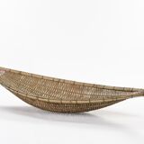 Bamboo and wicker seat