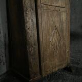 18th century rustic cabinet, Spanish folk art