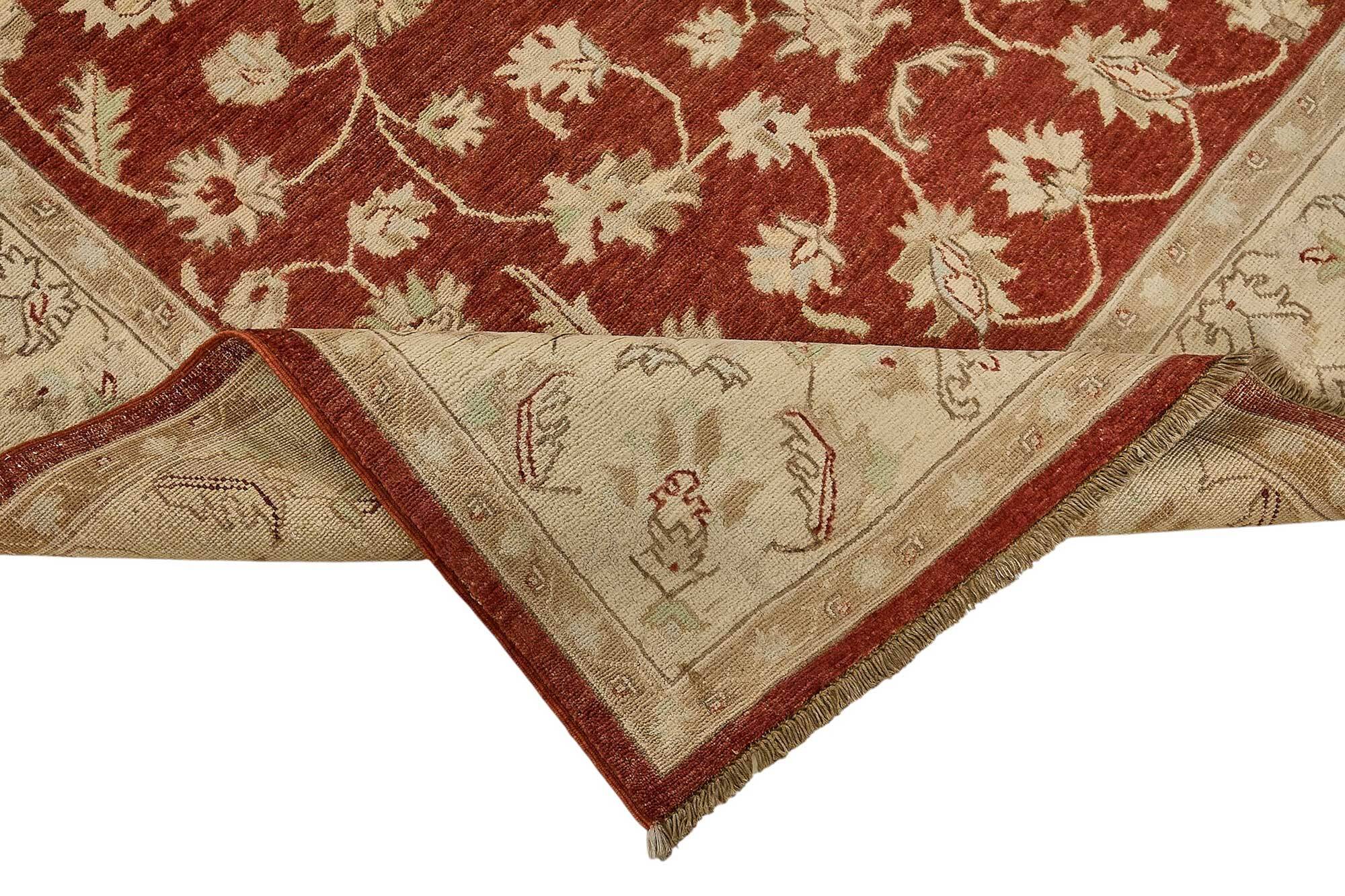 Turkish Handknotted Wool Oushak Rug 176 cm x 276 cm