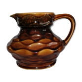 Sarreguemines pitcher in barbotine