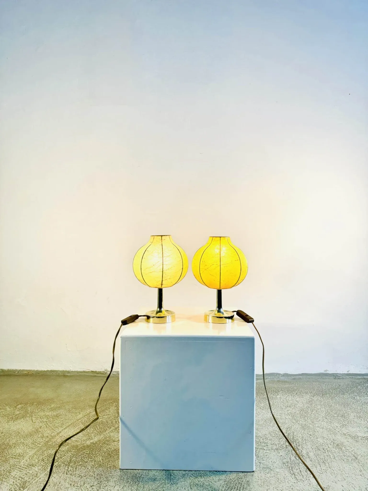 Cocoon Table Lamp By Friedel Wauer For Goldkant Leuchten, Germany, Circa 1960S/1970S
