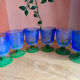 6 verres bullé Villeroy & Boch Serra Blue