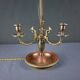 Bronze Bouillotte Lamp, Restoration Style – Early 20th Century