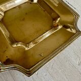 Old ashtray, pocket tray, in brass