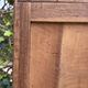 Rare pair of Art Deco glass columns in solid walnut – renovated