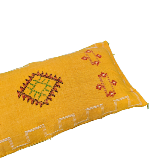 Berber cushion Yellow Sabra
