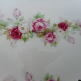Porcelain dish floral decoration