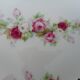 Plat porcelaine décor floral