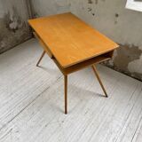 Vintage oak compass desk