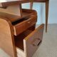 Vintage Scandinavian desk with a floating top and splayed legs - 1960.
