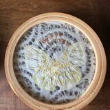 Lot de six sous verres en bambou et papillons