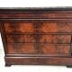 Commode secrétaire Louis Philippe en acajou XIX siècle