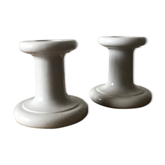 Pair of candle holders