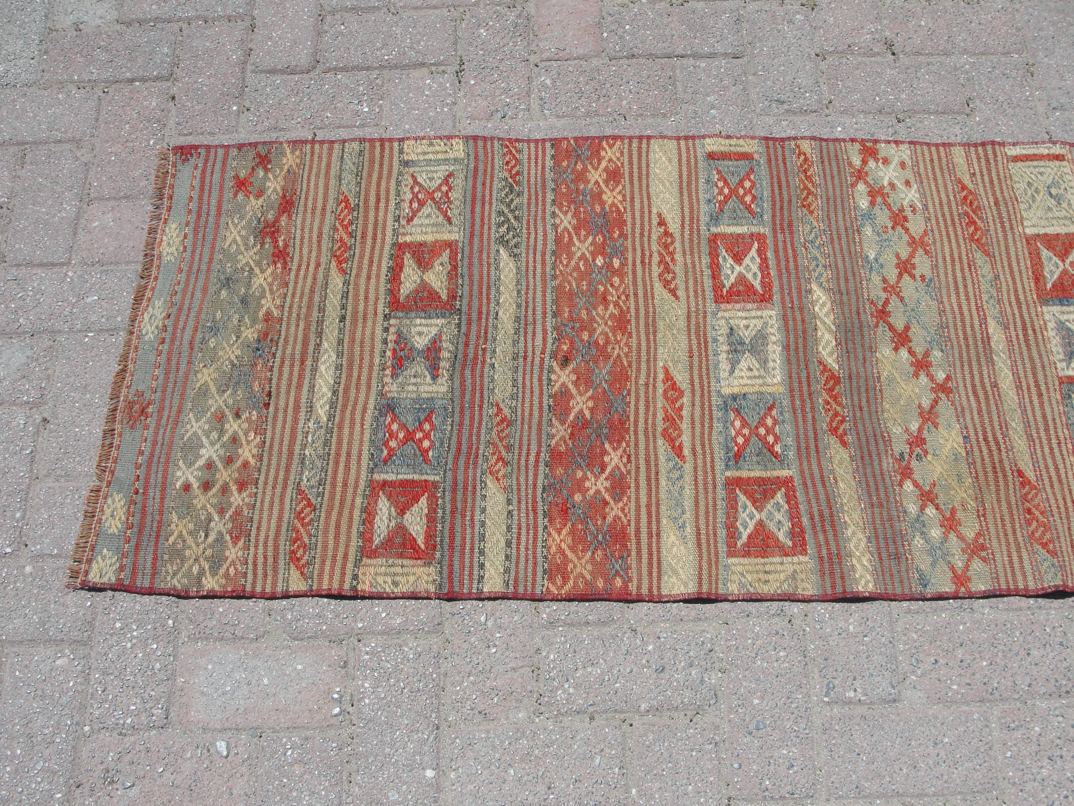 Handmade kilim rug runner