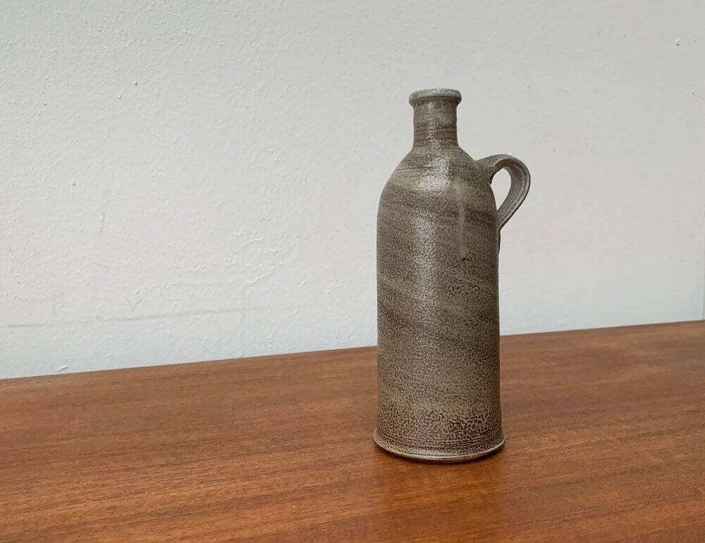 Mid-Century Minimalist Studio Pottery Carafe Vase, 1960s